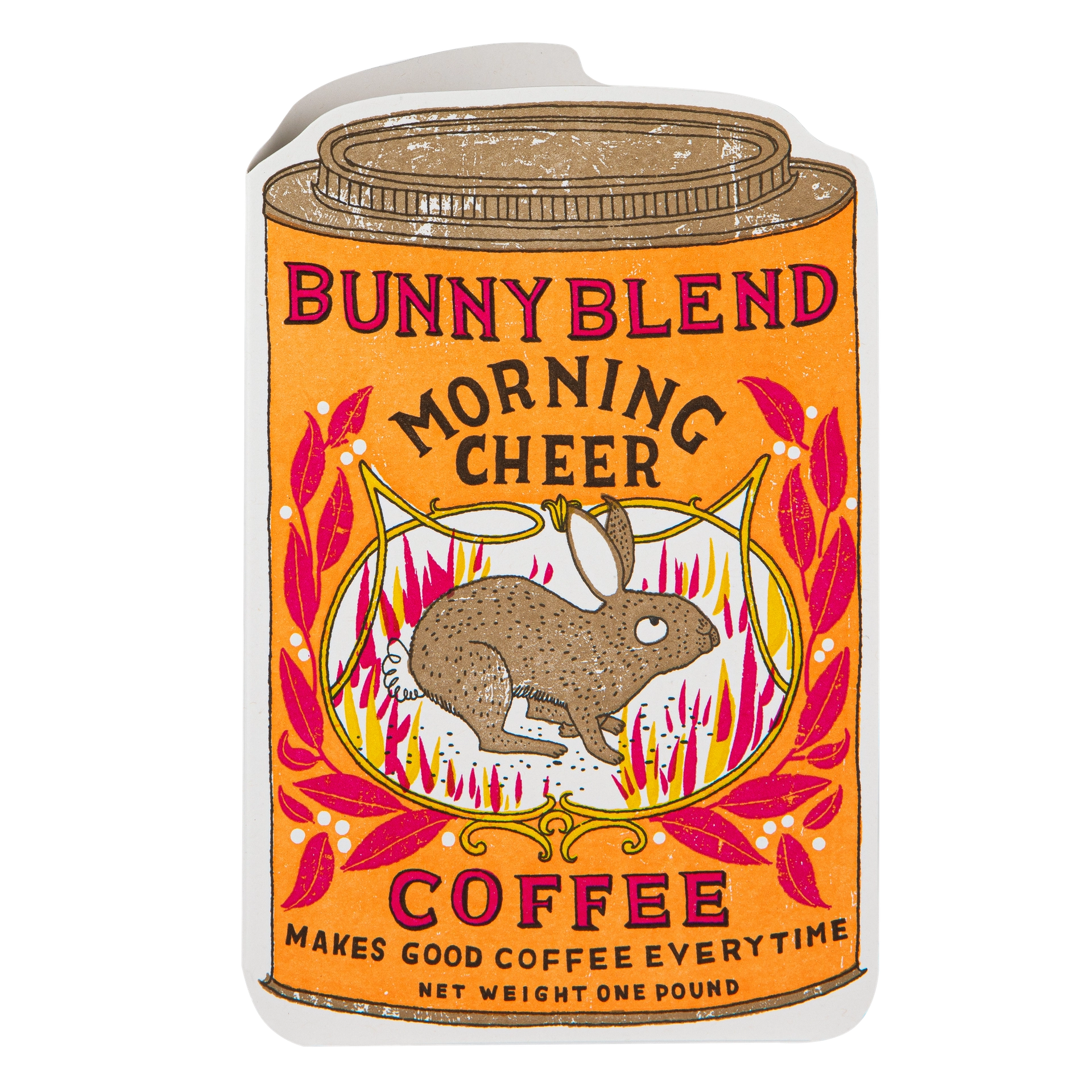 "Coffee Tin" - 3D Klappkarte - Cut-Out Card von Archivist