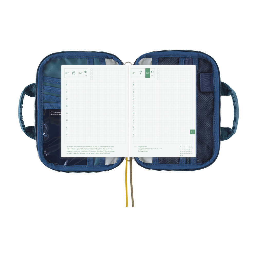 Hülle A6 Original – POTR: Stride (Peacock Blue) | Hobonichi