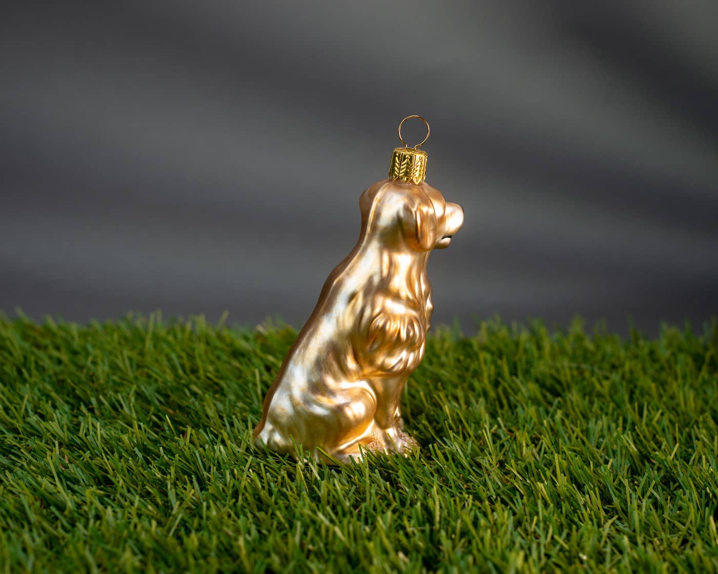 Golden Retriever - Christbaumschmuck aus Glas von Weihnachtsland aus der Kategorie Christbaumschmuck mit der Artikelnummer OF23319