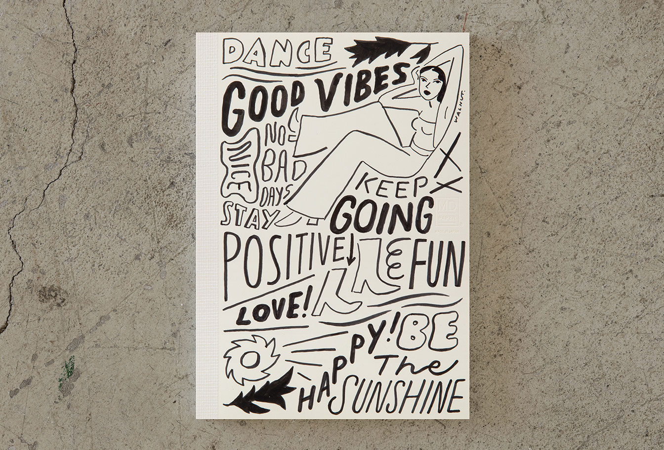 MD Notebook 15th – Edition WALNUT - A6 - blanko / blank - Midori Notizbuch - limitiert MD Notebook 15th – Edition WALNUT - A6 - blanko / blank - Midori Notizbuch - limitiert