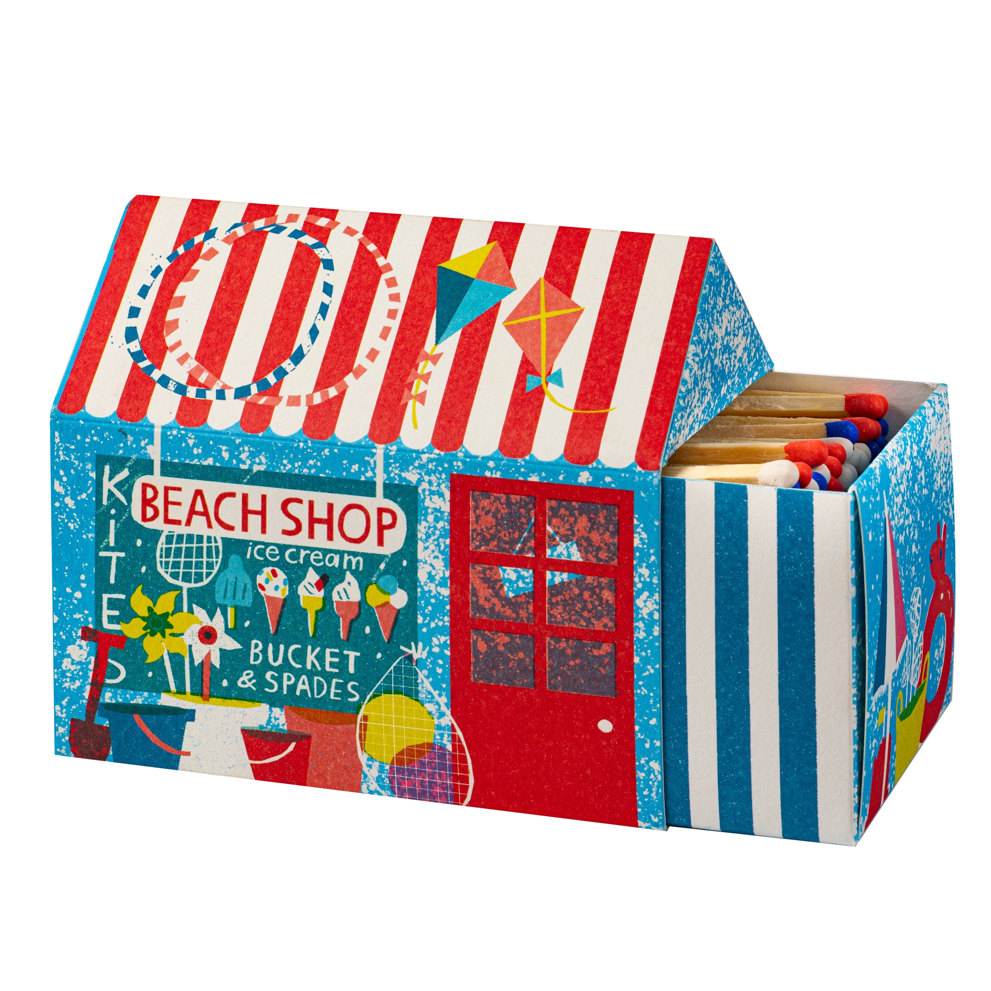 Streichhölzer "Seaside Shop House"