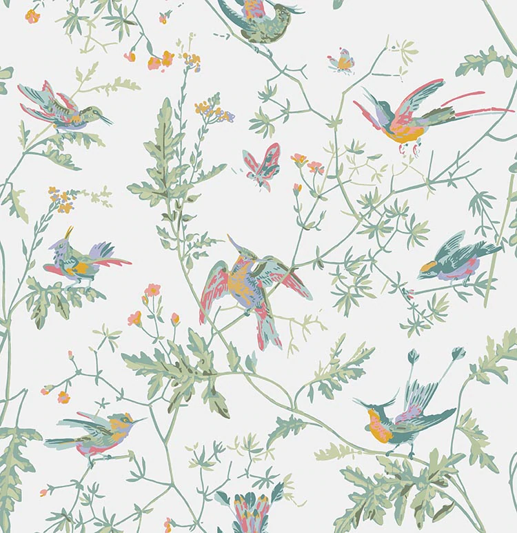 Hummingbirds Tapete - 112/4016 - Cole&Son - Icons von Cole&Son aus der Kategorie Icons mit der Artikelnummer 112-4016