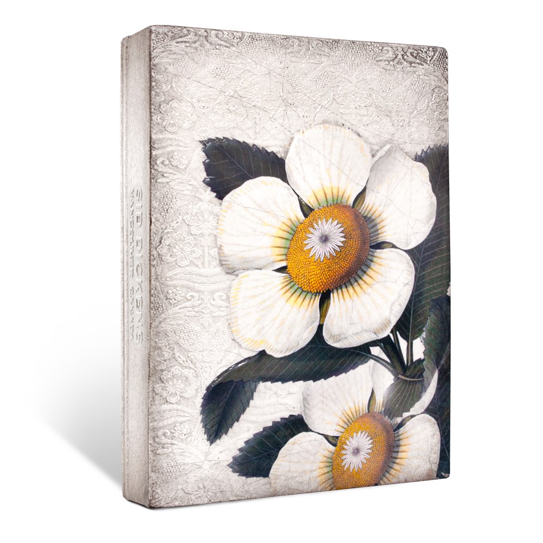 T487- White Blossoms *retired* - Memory Block Sid Dickens
