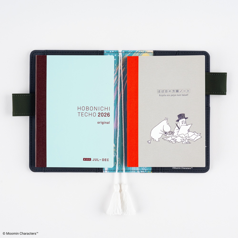 Notizbuch kariert A6 – Moomin | Hobonichi