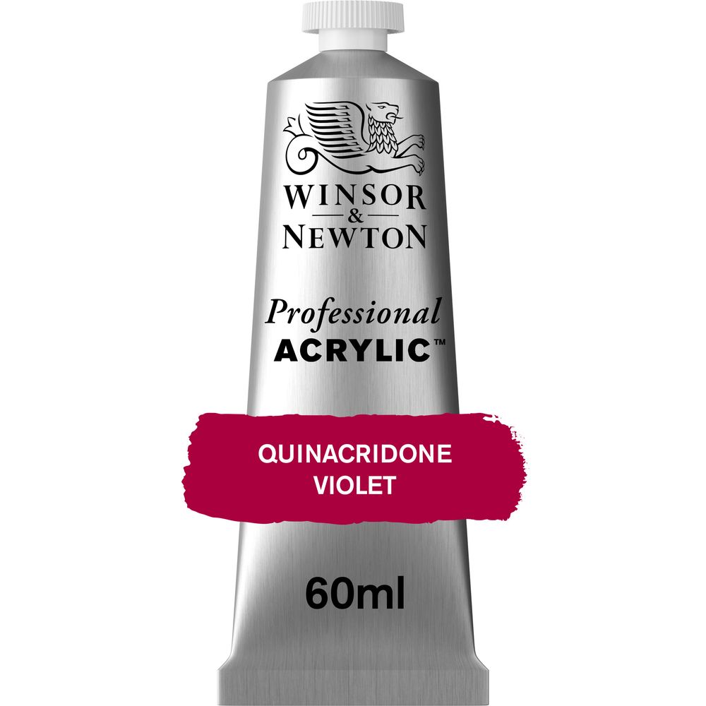 550 - Quinacridone Violet - 60ml Professional Acrylic von Winsor&Newton - S3