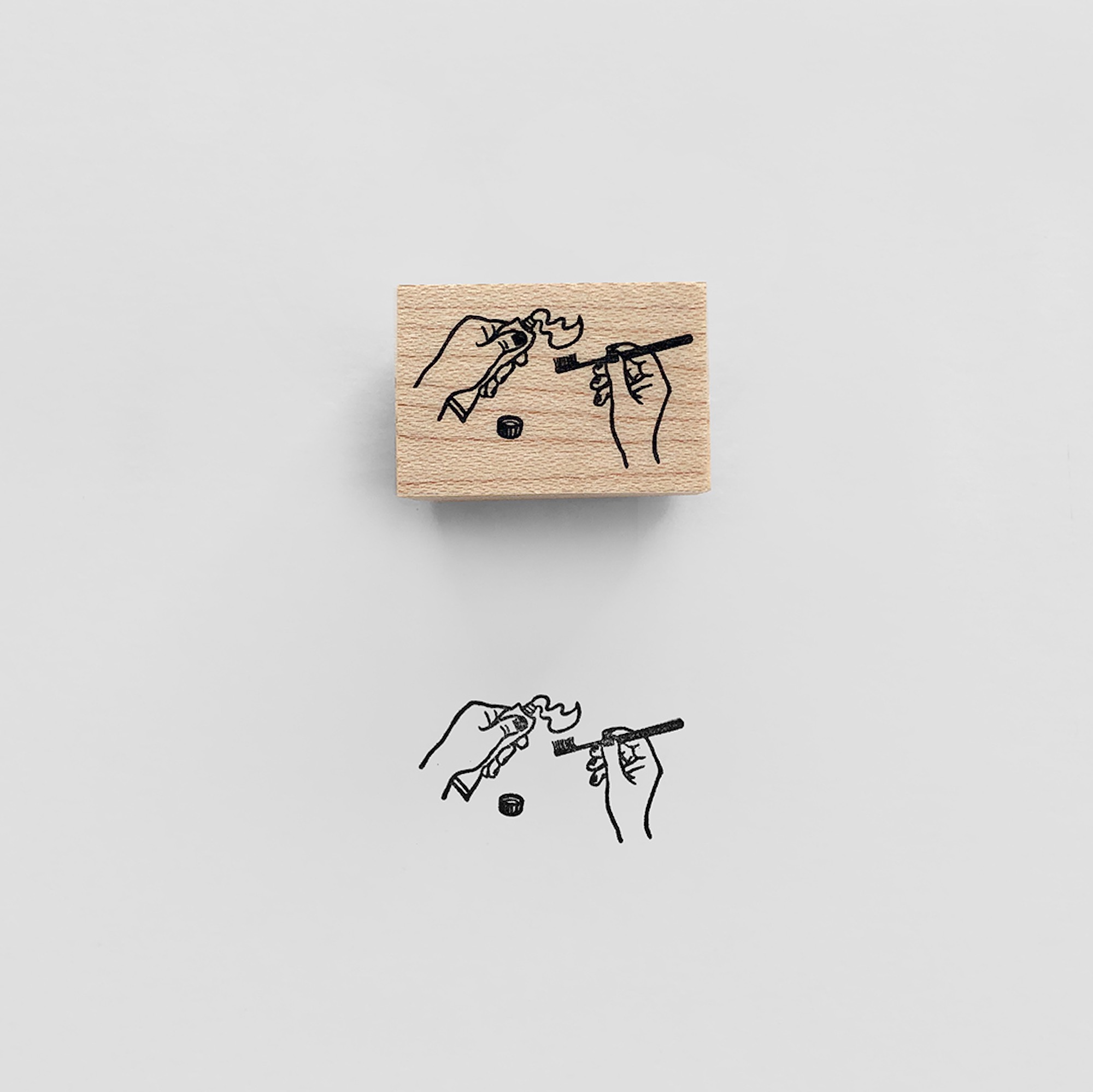 "Zahnpasta" - Knoopworks - Japanischer Stempel-KN-23-YAMADA-Stempel von KNOOPWORKS "Zahnpasta" - Knoopworks - Japanischer Stempel von YAMADA aus der Kategorie Stempel von KNOOPWORKS mit der Artikelnummer KN-23