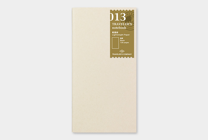 013 - leichtes Notizheft - TRAVELER'S Notebook Refill