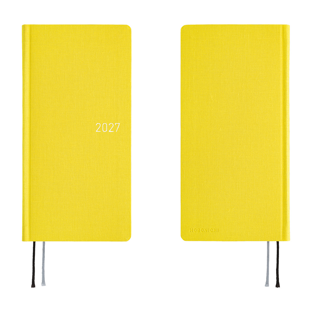 Weeks 2027 englisch – Colors: Canaria Yellow | Hobonichi