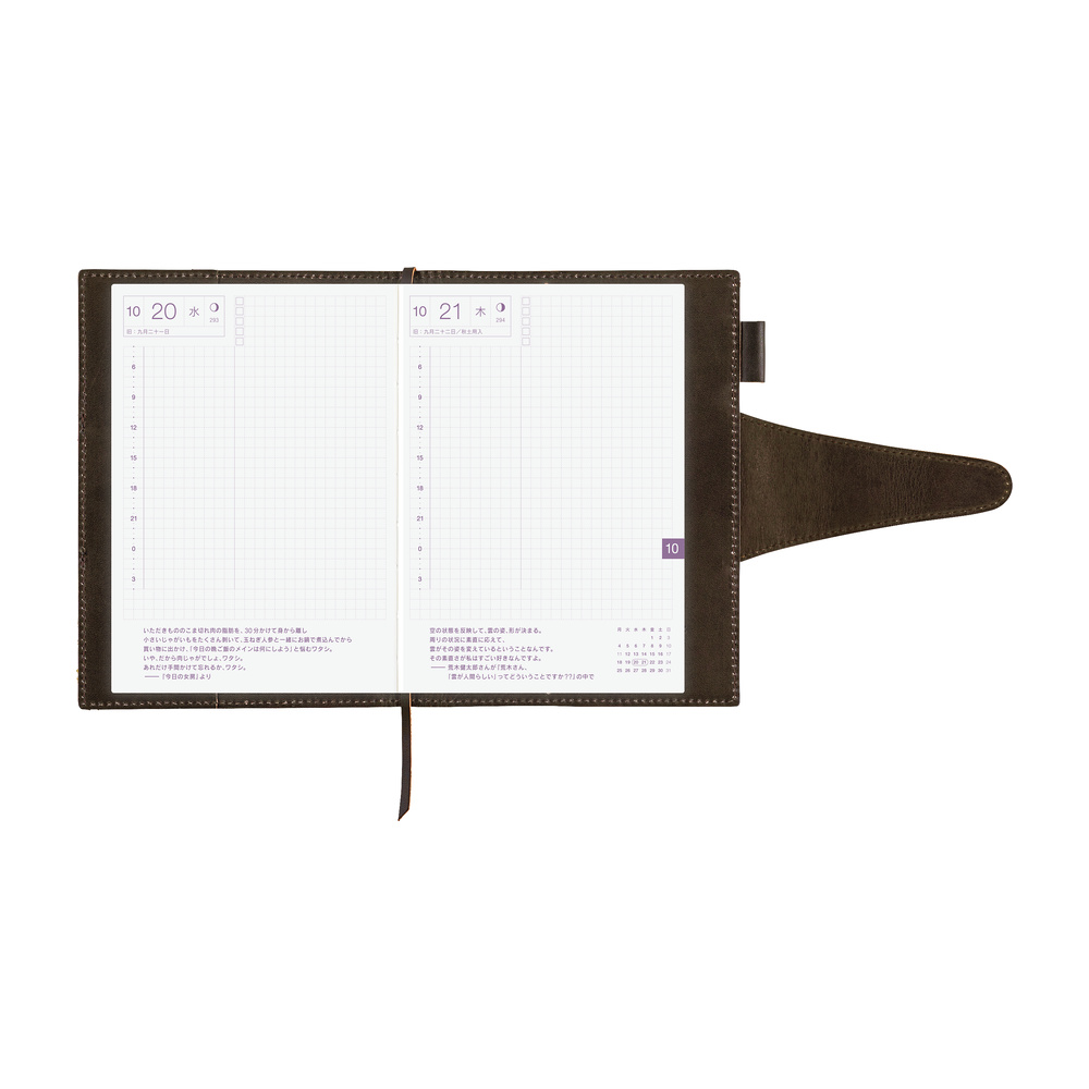 Hülle A6 Original – Arts&Science: Wax Coating Kip | Hobonichi