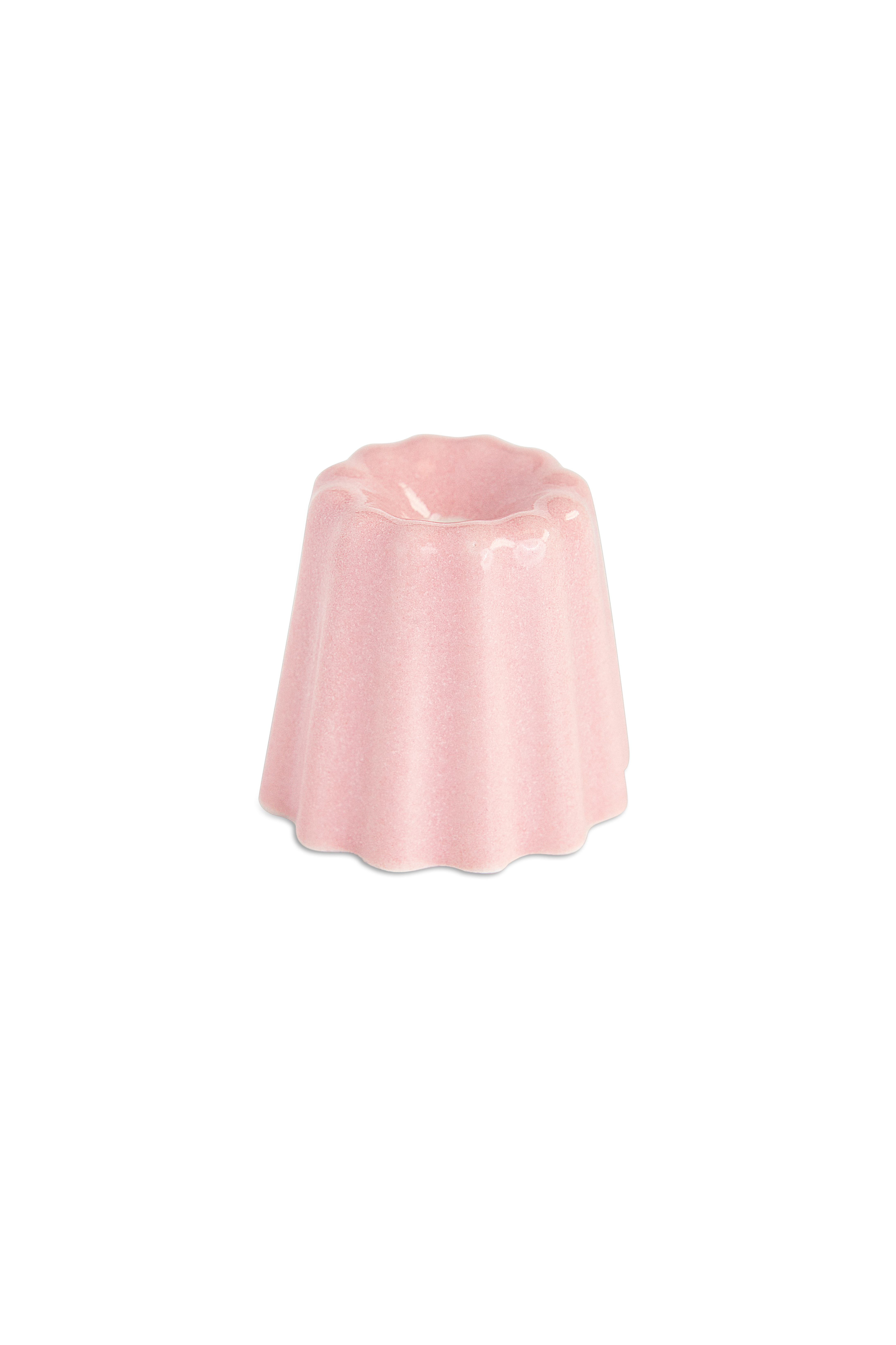 Kerzenhalter Cannelés - Pink - Porzellan von OVO Things Kerzenhalter Cannelés - Pink - Porzellan von OVO Things