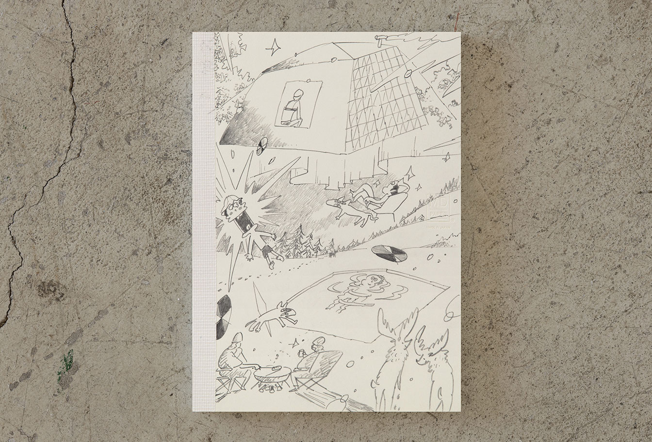 MD Notebook 15th – Edition Katsuki Tanaka - A6 - blanko / blank - Midori Notizbuch - limitiert MD Notebook 15th – Edition Katsuki Tanaka - A6 - blanko / blank - Midori Notizbuch - limitiert