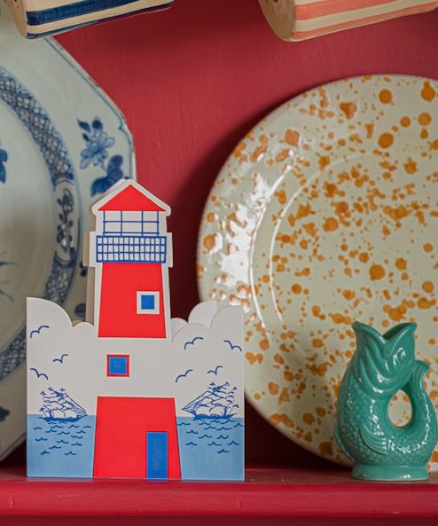 "Lighthouse" - 3D Klappkarte - Cut-Out Card von Archivist