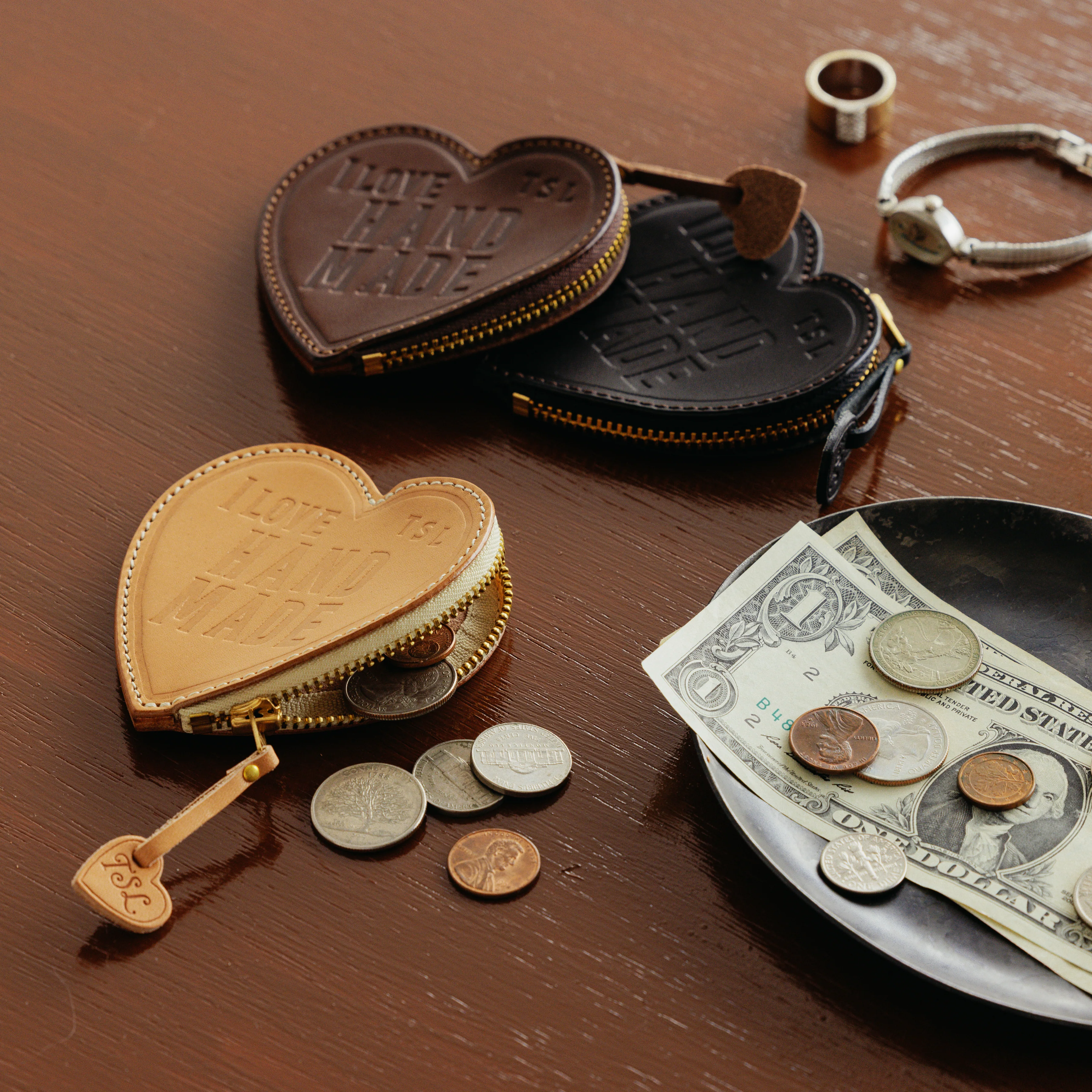 I LOVE Coin Case - Münzbeutel aus Leder - The Superior Labor - *Pre-order/Vorbestellung*