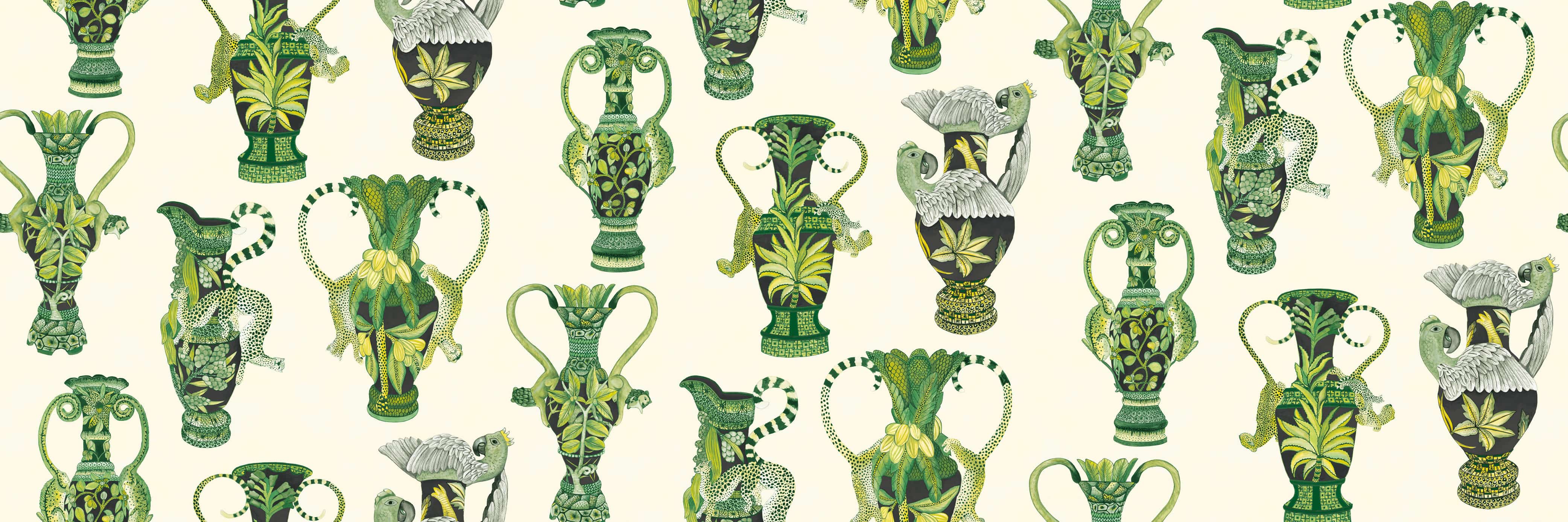 Khulu Vases Tapete - 109/12056 - Cole&Son - The Ardmore Collection von Cole&Son aus der Kategorie Ardmore mit der Artikelnummer 109-12056