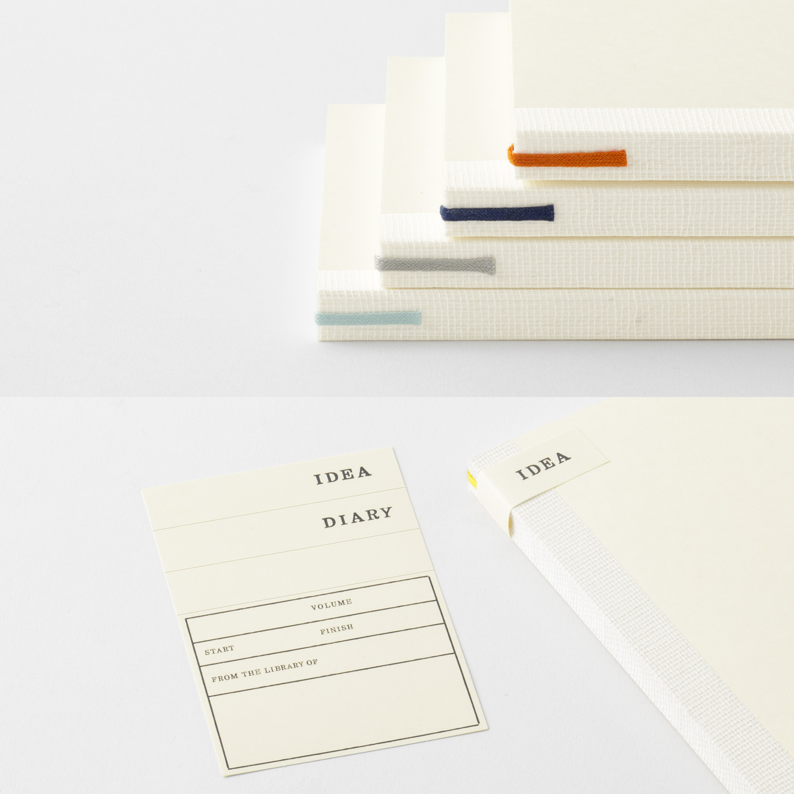 MD Notebook - B6 Slim - kariert / grid - Midori Notizbuch