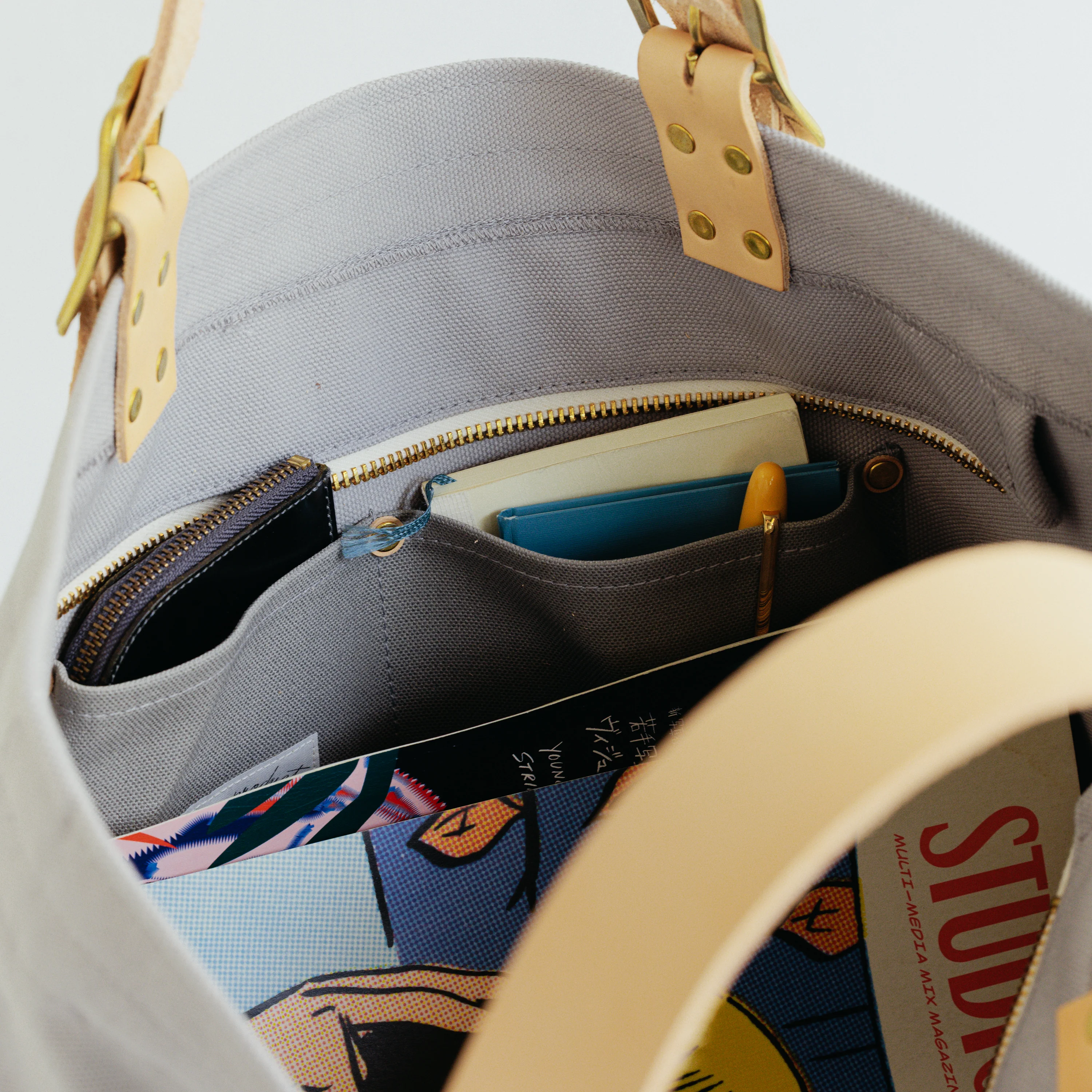Engineer Tote Bag - S – Limited Edition Grey X Yellow - The Superior Labor