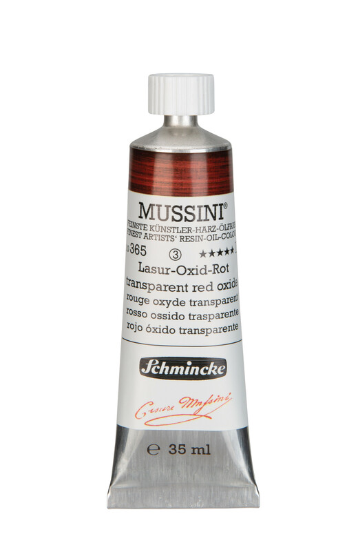 365 - Lasur-Oxid-Rot - 35ml - Mussini Ölfarbe von Schmincke - PG3