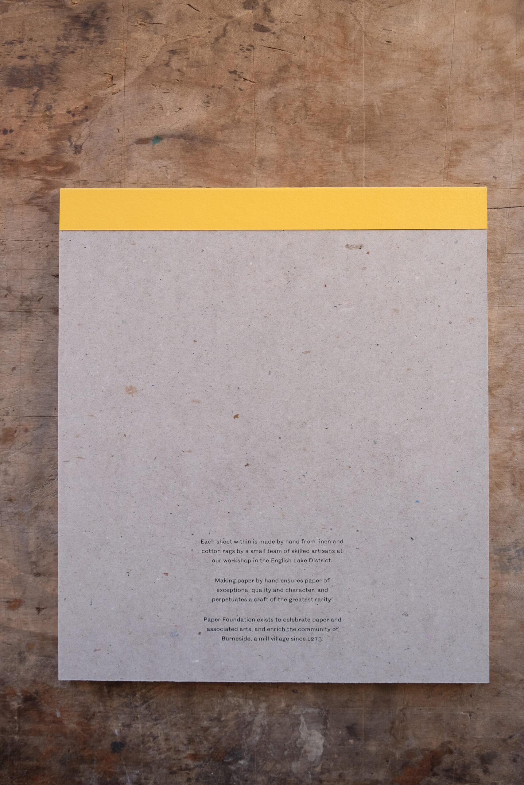 Art Pad M - Zeichenblock - THERMOS YELLOW X WHITE - Paper Foundation