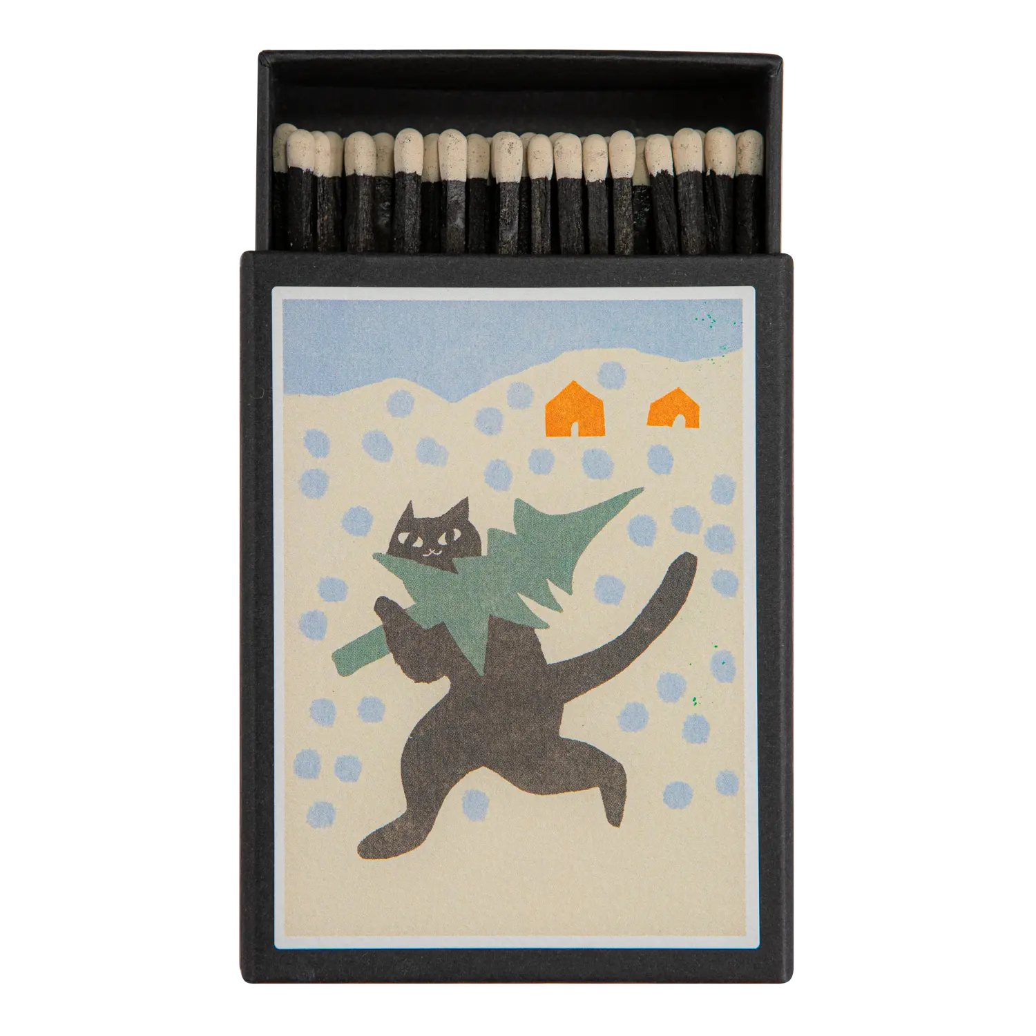 "Christmas Tree Cat" - Keepsake Streichholzschachtel - Archivist