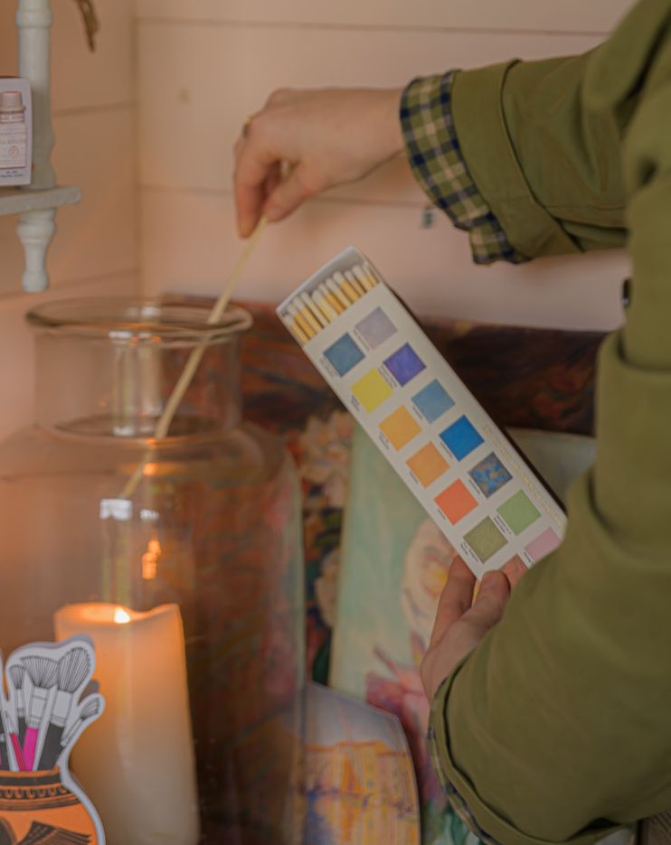 Streichhölzer lang "Meaning of Colour" - Kaminstreichhölzer von Archivist aus England