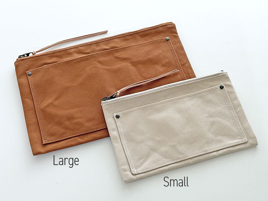 HIRA pouch / Small - Ivory - Etui von Yuruliku