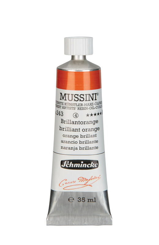 243 - Brillantorange - 35ml - Mussini Ölfarbe von Schmincke - PG4