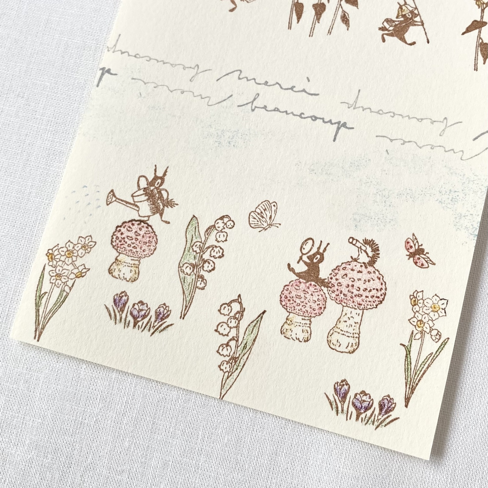 Eichhörnchen mit Igel - Japanischer Stempel