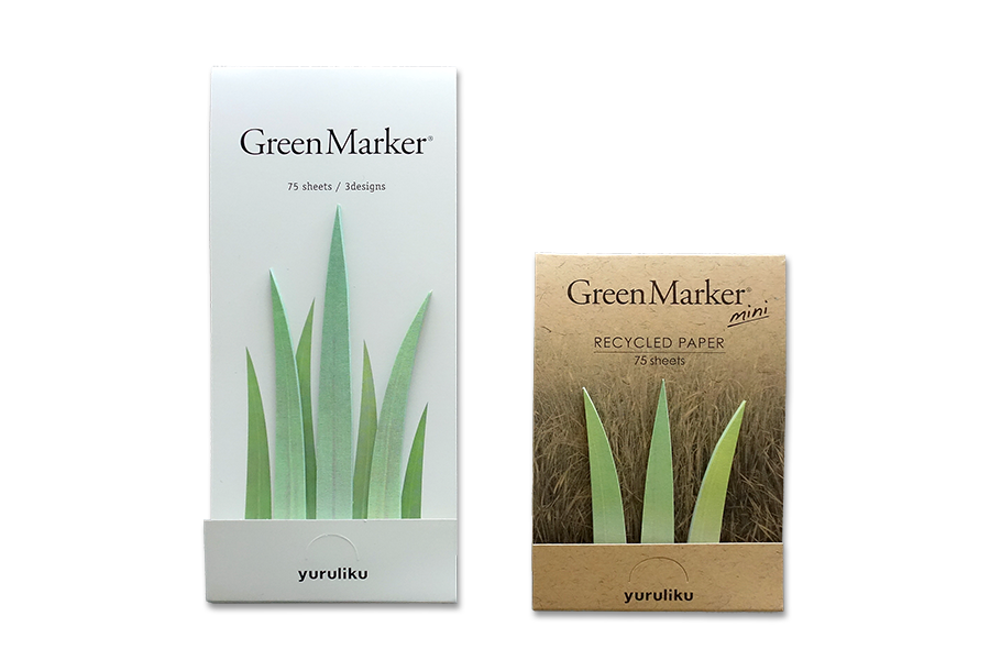 GreenMarker - Gras Haftnotizen von Yuruliku