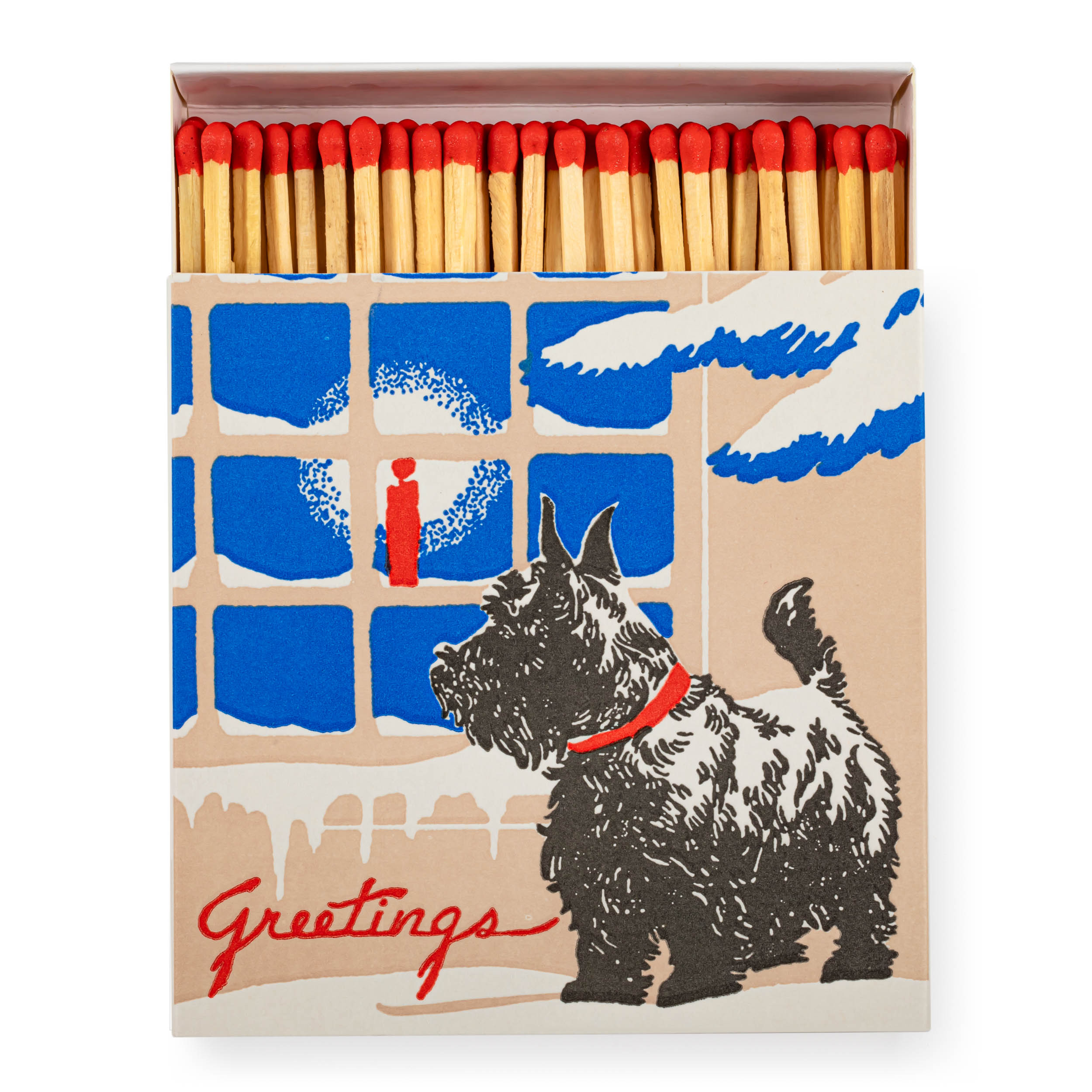 Streichhölzer "Scotty Dog Festive"