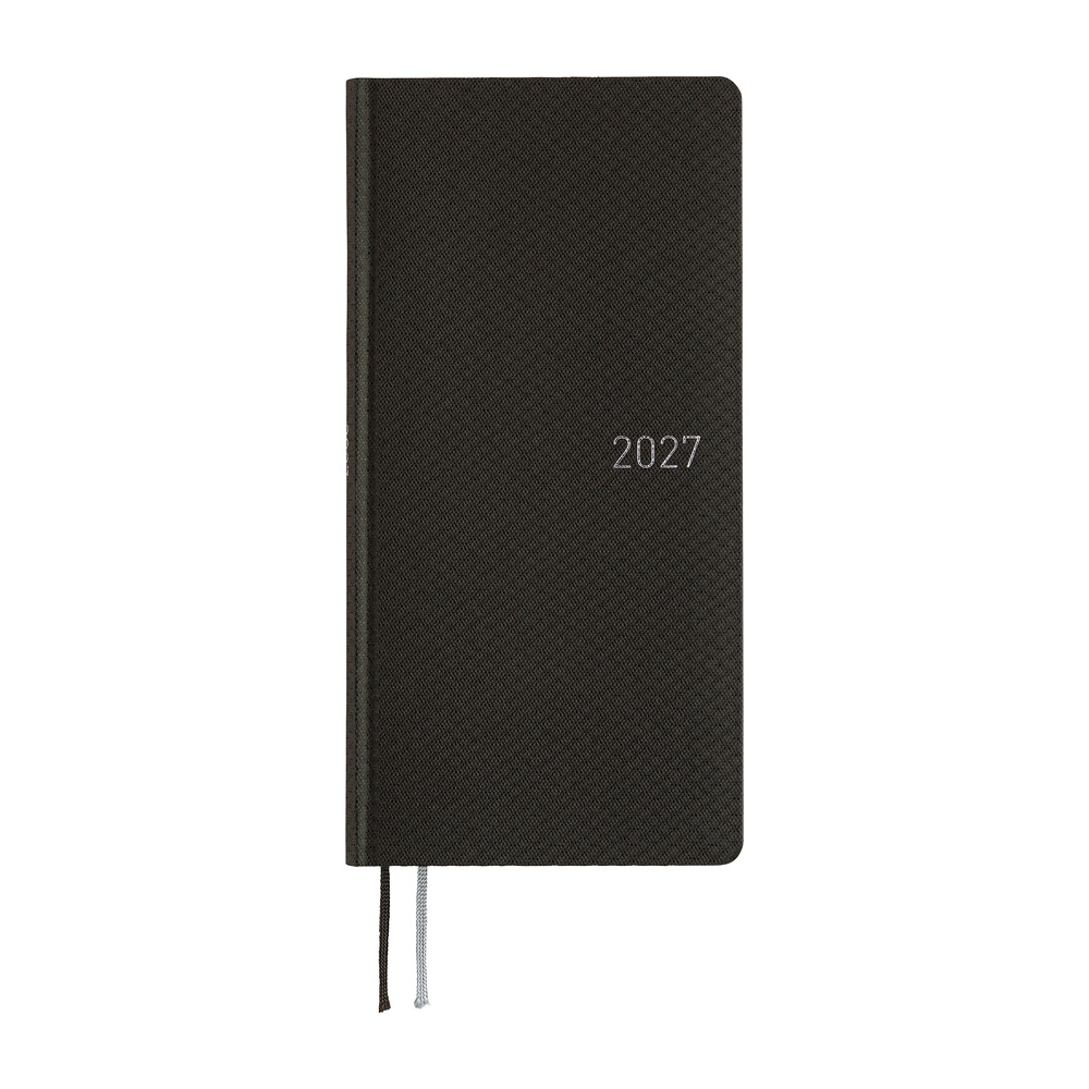 Weeks 2027 englisch – Paper Series: Black Argyle | Hobonichi