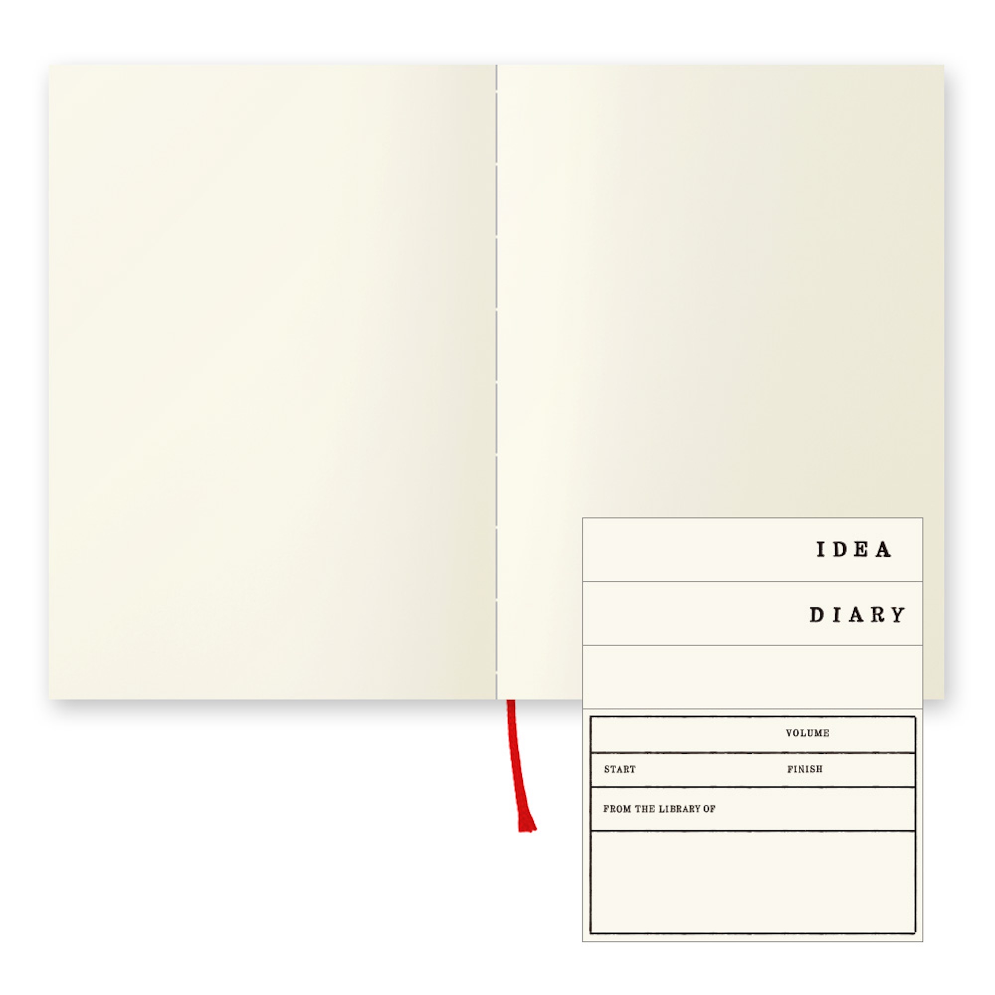 MD Notebook - A6 - blanko / blank - Midori Notizbuch