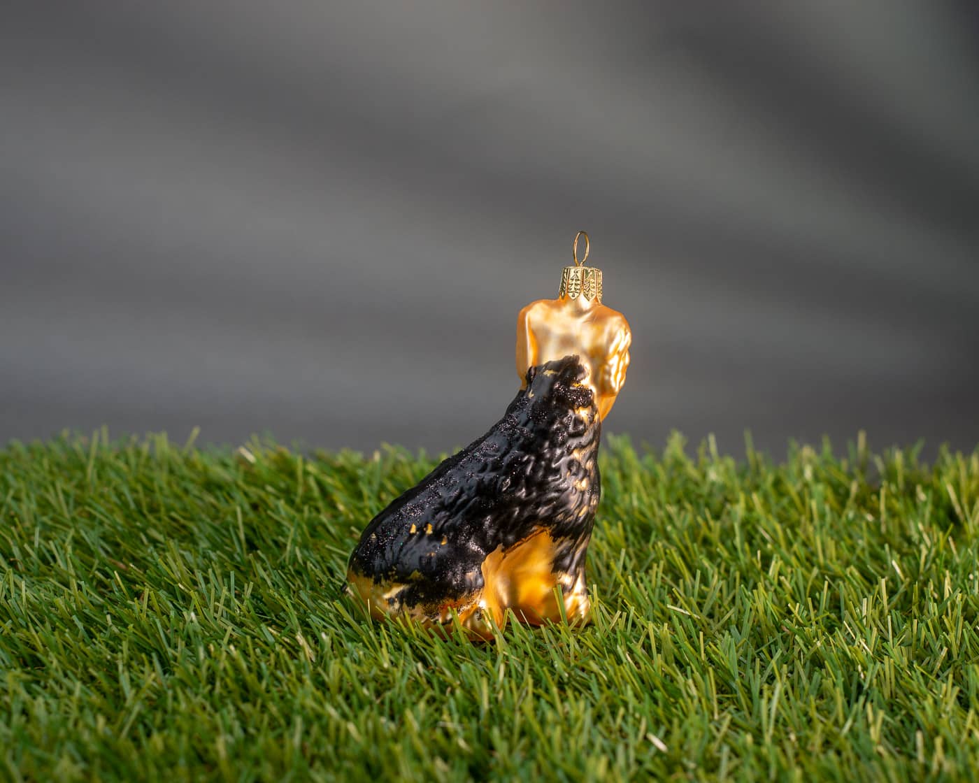 Airedale Terrier - Christbaumschmuck aus Glas von Weihnachtsland aus der Kategorie Hunde und Katzen mit der Artikelnummer OF23314