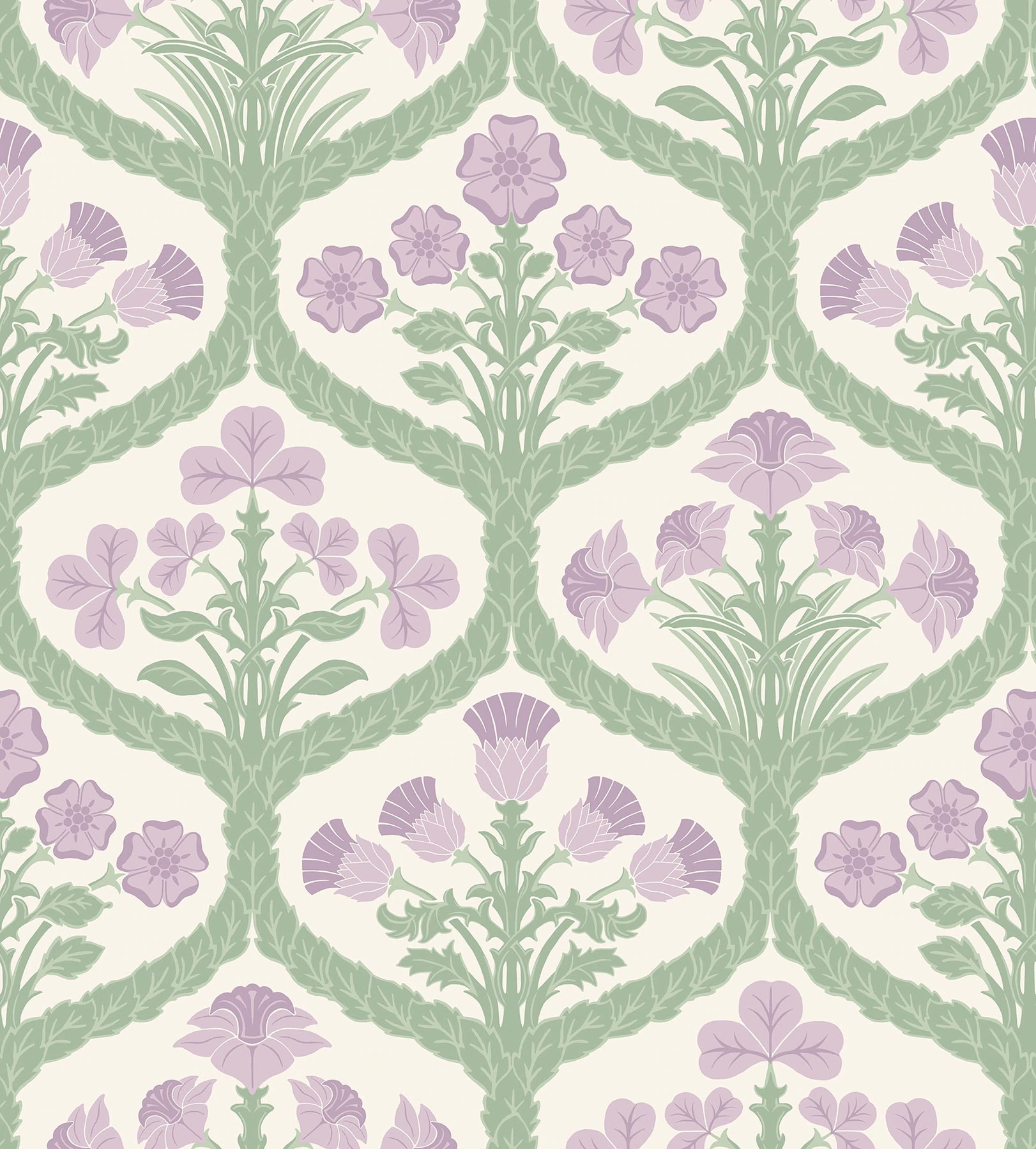 Floral Kingdom Tapete - 116/3012 - Cole&Son - The Pearwood Collection von Cole&Son aus der Kategorie The Pearwood Collection mit der Artikelnummer 116-3012