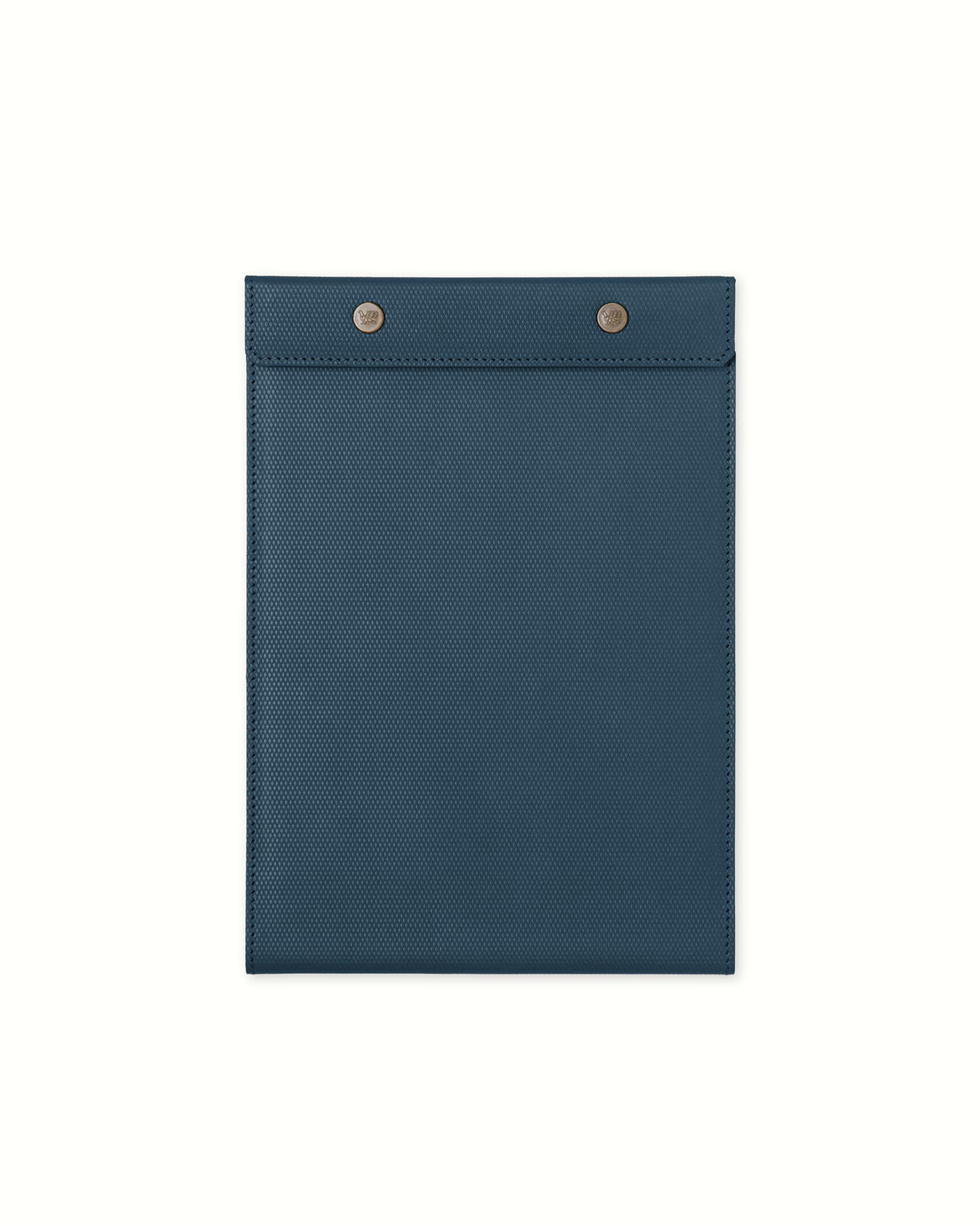 Snap Pad in A5 - Crossgrain Leder - Kobaltblau - Klemmbrett von Postalco