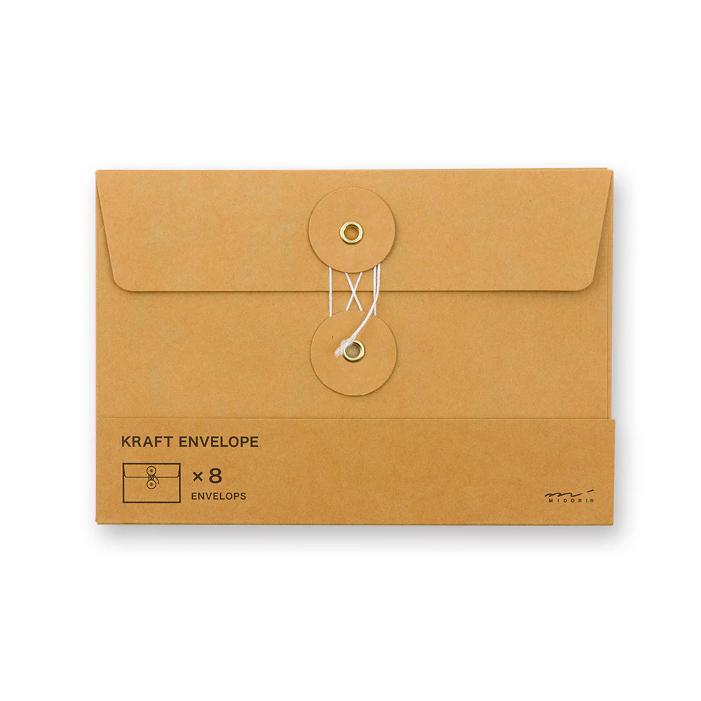Kraft Briefumschlag mit Kordel M - Orange - TRAVELER'S COMPANY Kraft Briefumschlag mit Kordel M - Orange - TRAVELER'S COMPANY