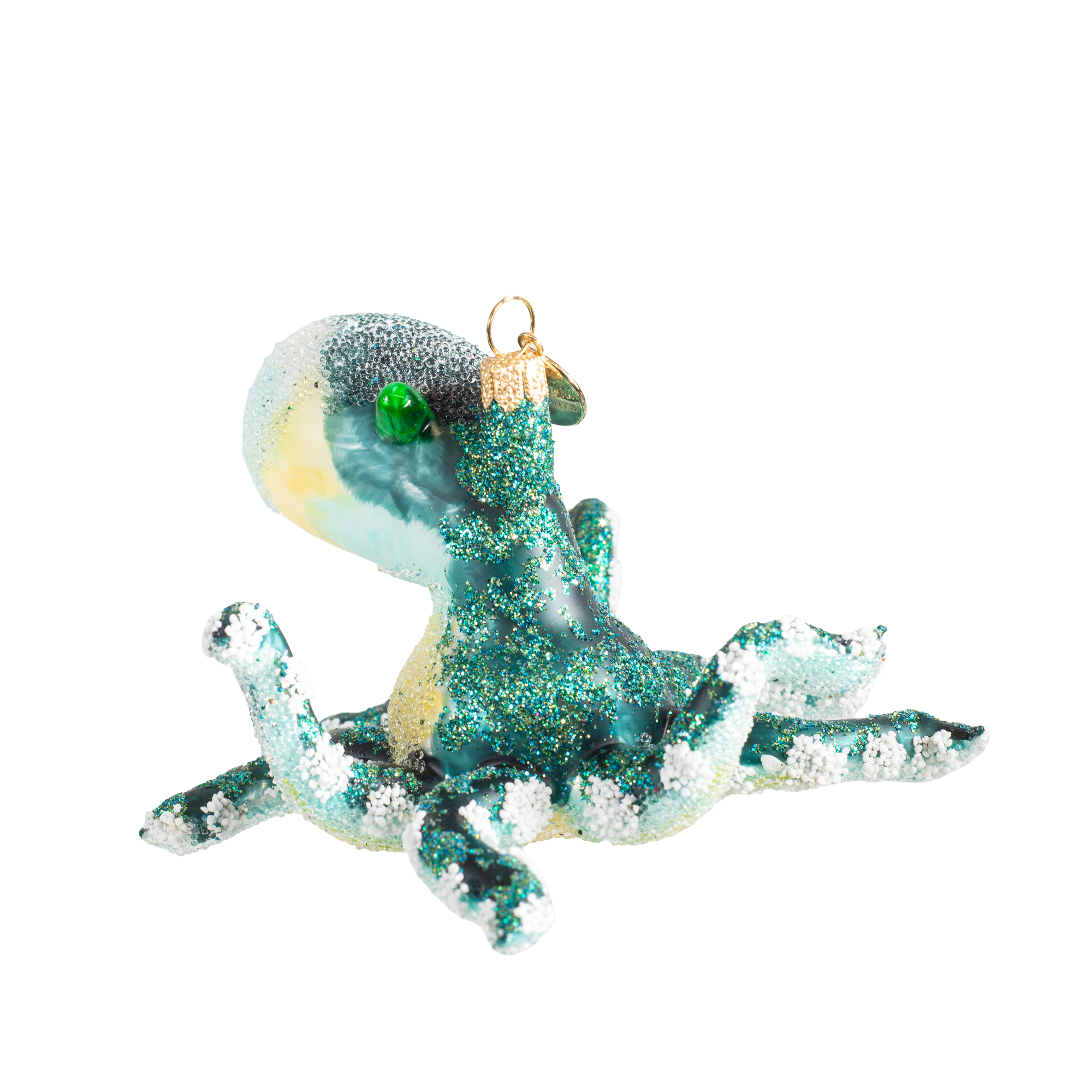 Krake / Octopus - Christbaumschmuck - Glaskunst aus Polen