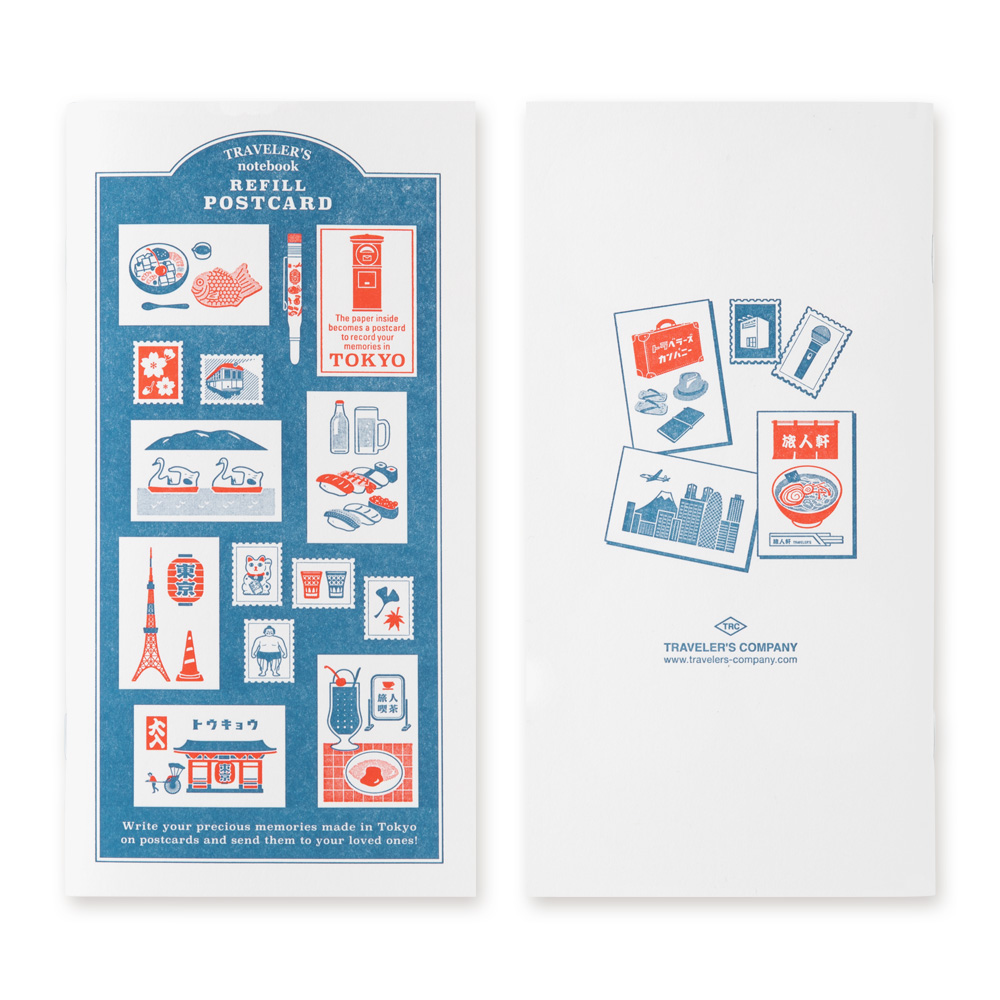 TRAVELER'S Notebook TOKYO Refill Postcard-14480006-TRAVELER'S COMPANY JAPAN-Limited Editionen und Raritäten TRAVELER'S Notebook TOKYO Refill Postcard von TRAVELER'S COMPANY JAPAN aus der Kategorie Limited Editionen und Raritäten mit der Artikelnummer 14480006