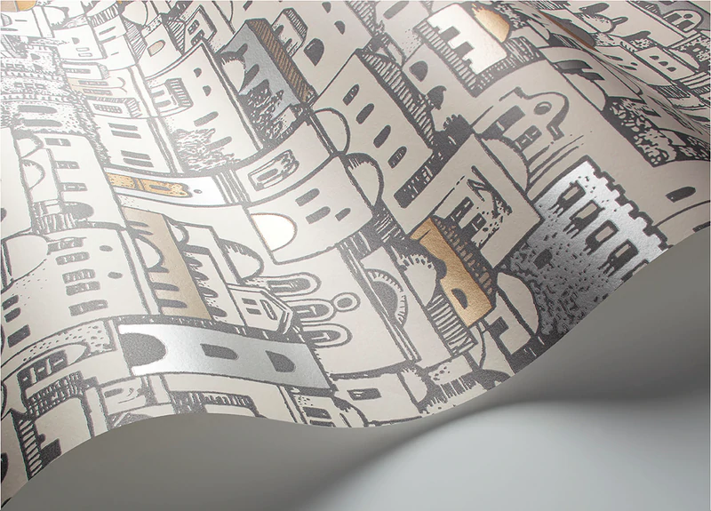 Mediterranea Tapete - 114/19038 - Cole&Son - Fornasetti Senza Tempo von Cole&Son aus der Kategorie Fornasetti Selection mit der Artikelnummer 114-19038