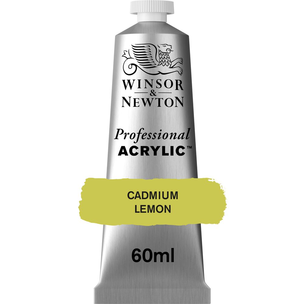 086 - Cadmium Lemon - 60ml Professional Acrylic von Winsor&Newton - S3