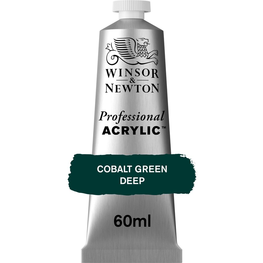185 - Cobalt Green Deep - 60ml Professional Acrylic von Winsor&Newton - S3