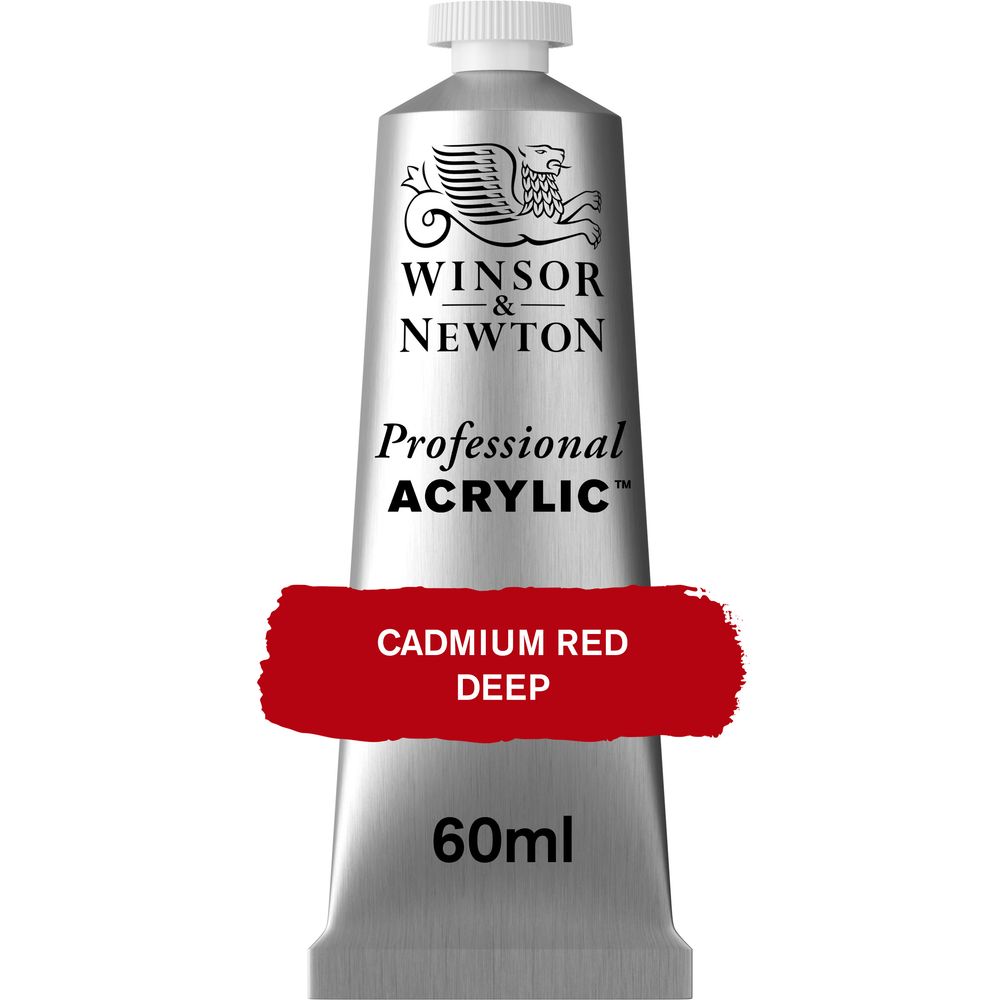 097 - Cadmium Red Deep - 60ml Professional Acrylic von Winsor&Newton - S3