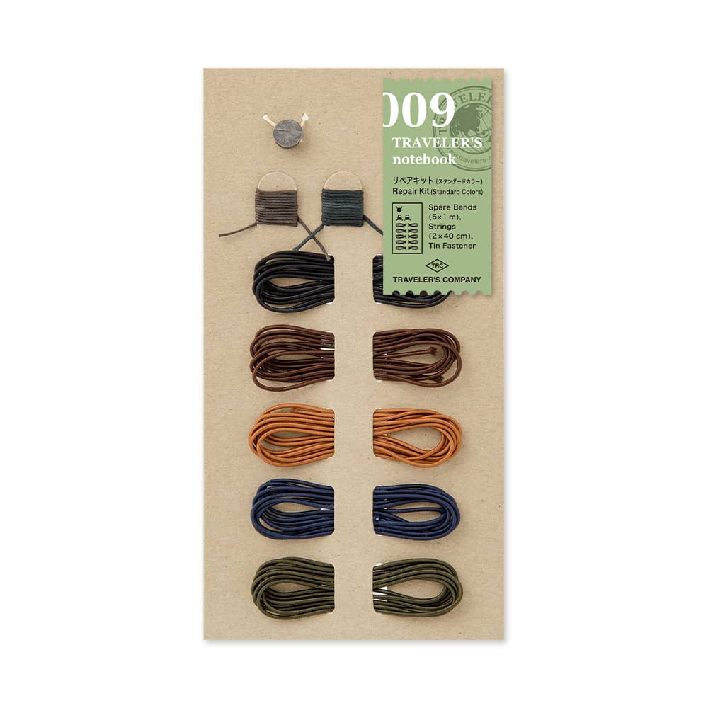 009 - Reparatur-Kit - TRAVELER'S Notebook - Standardfarben Neu-14466006-TRAVELER'S COMPANY JAPAN-Einlagen und Zubehör für Größe "Regular" 009 - Reparatur-Kit - TRAVELER'S Notebook - Standardfarben Neu von TRAVELER'S COMPANY JAPAN aus der Kategorie Einlagen und Zubehör für Größe "Regular" mit der Artikelnummer 14466006