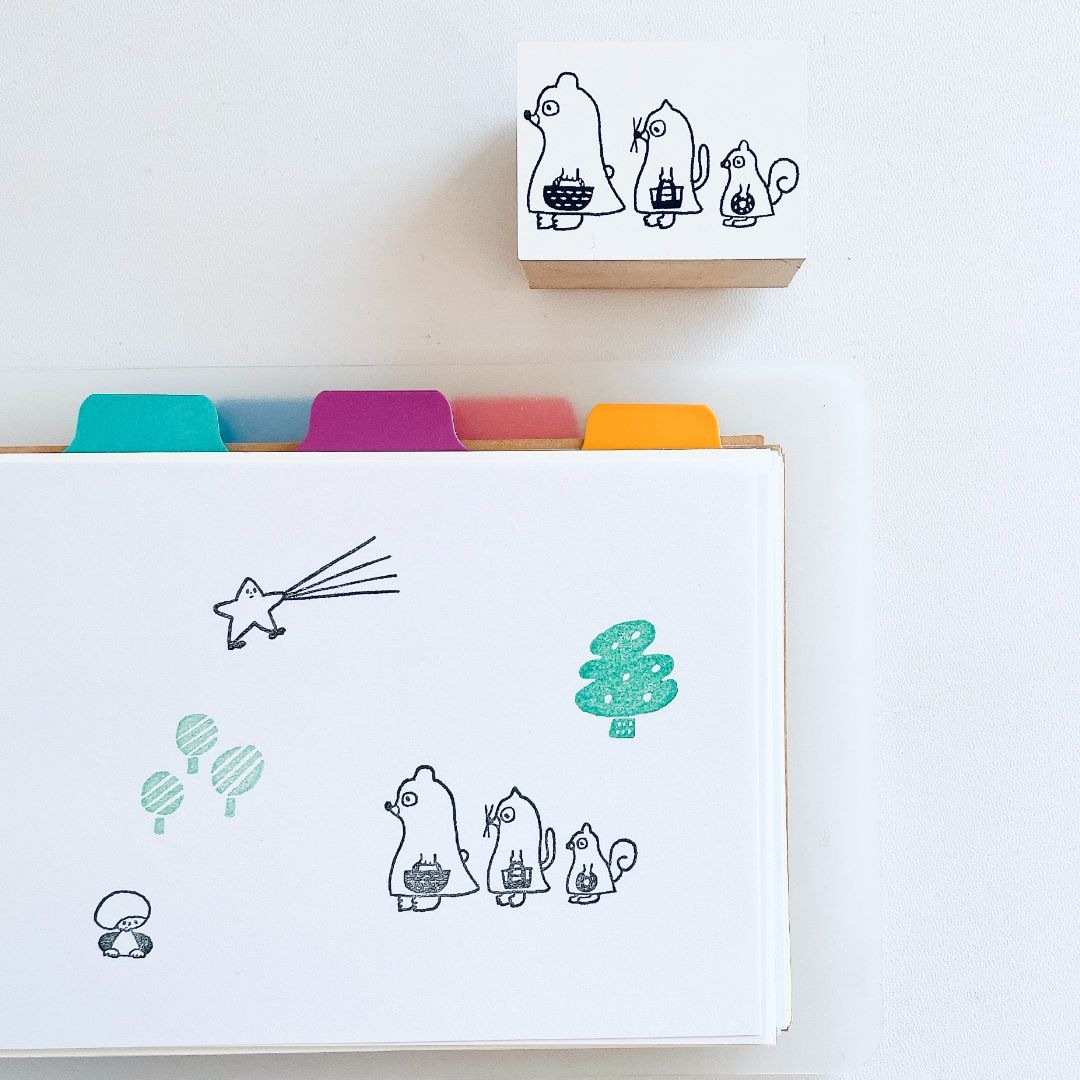 "Secret Walk" - Nico Recipe - Japanischer Stempel