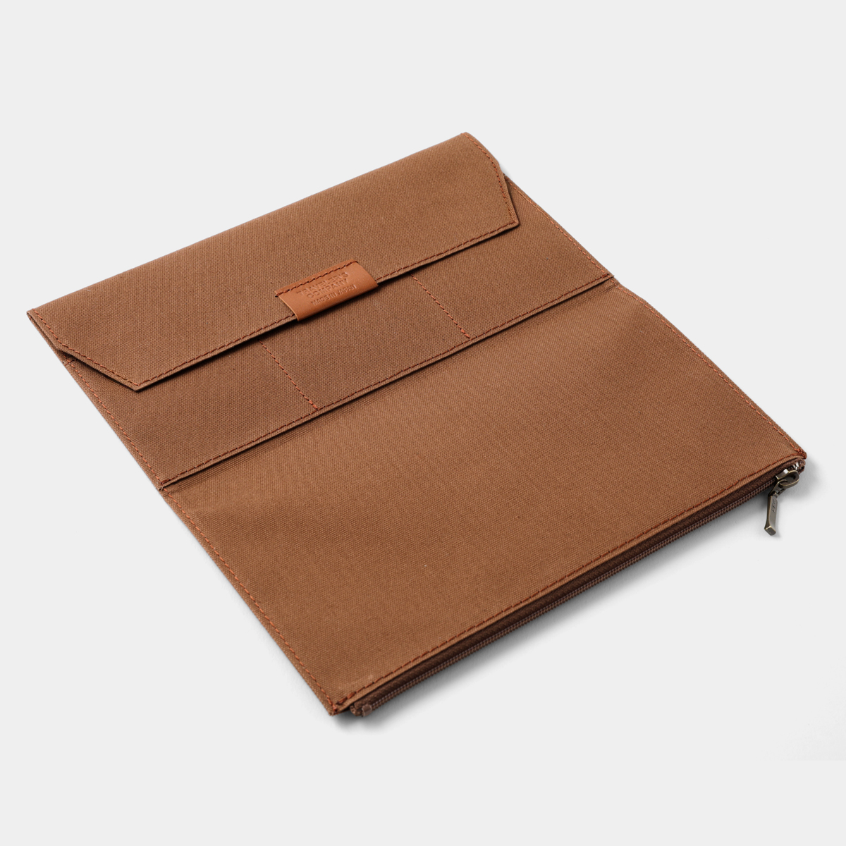 Zipper Case Baumwolle "Coffee" - TRAVELER'S FACTORY Notebook Refill Regular