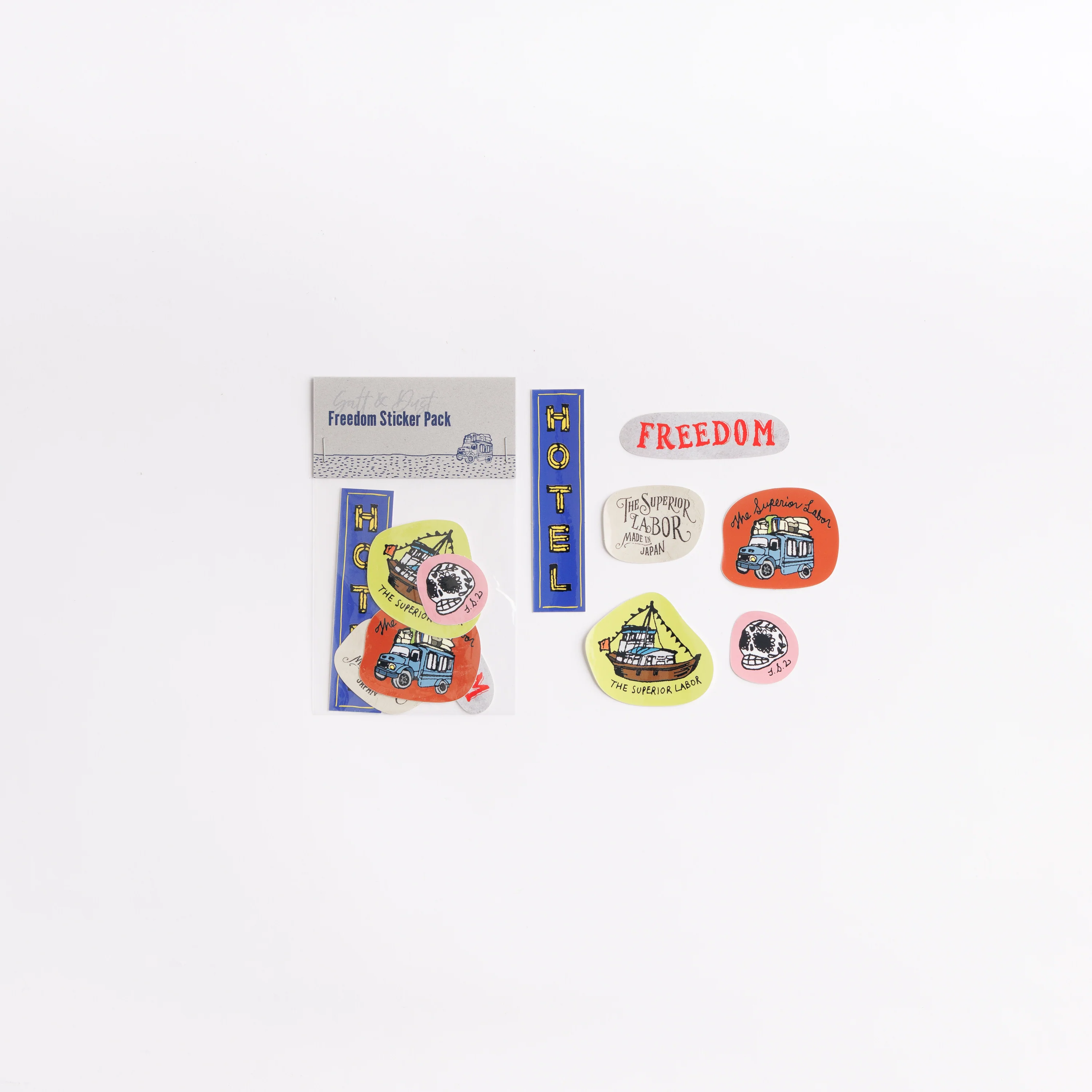 "On The Trip" Sticker Set - The Superior Labor Limited 2026-2027 - *Pre-order/Vorbestellung*