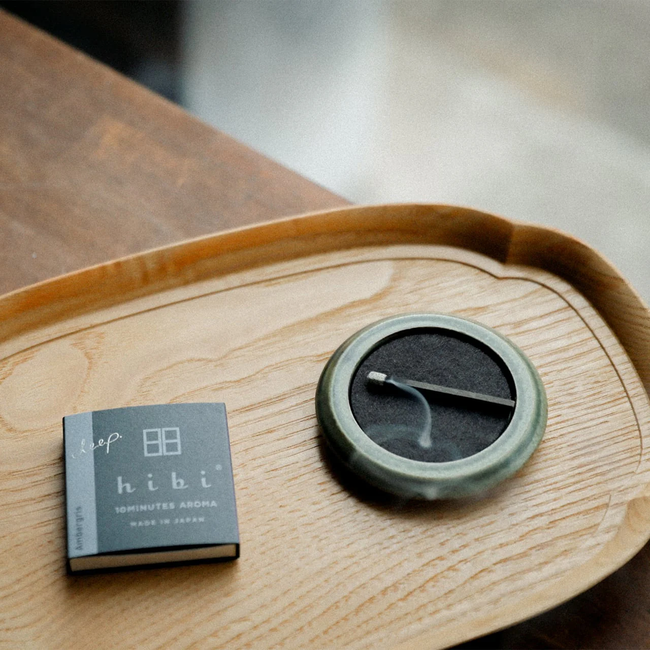 Porzellan Schale - Seto Yaki Round Oribe Green - HIBI