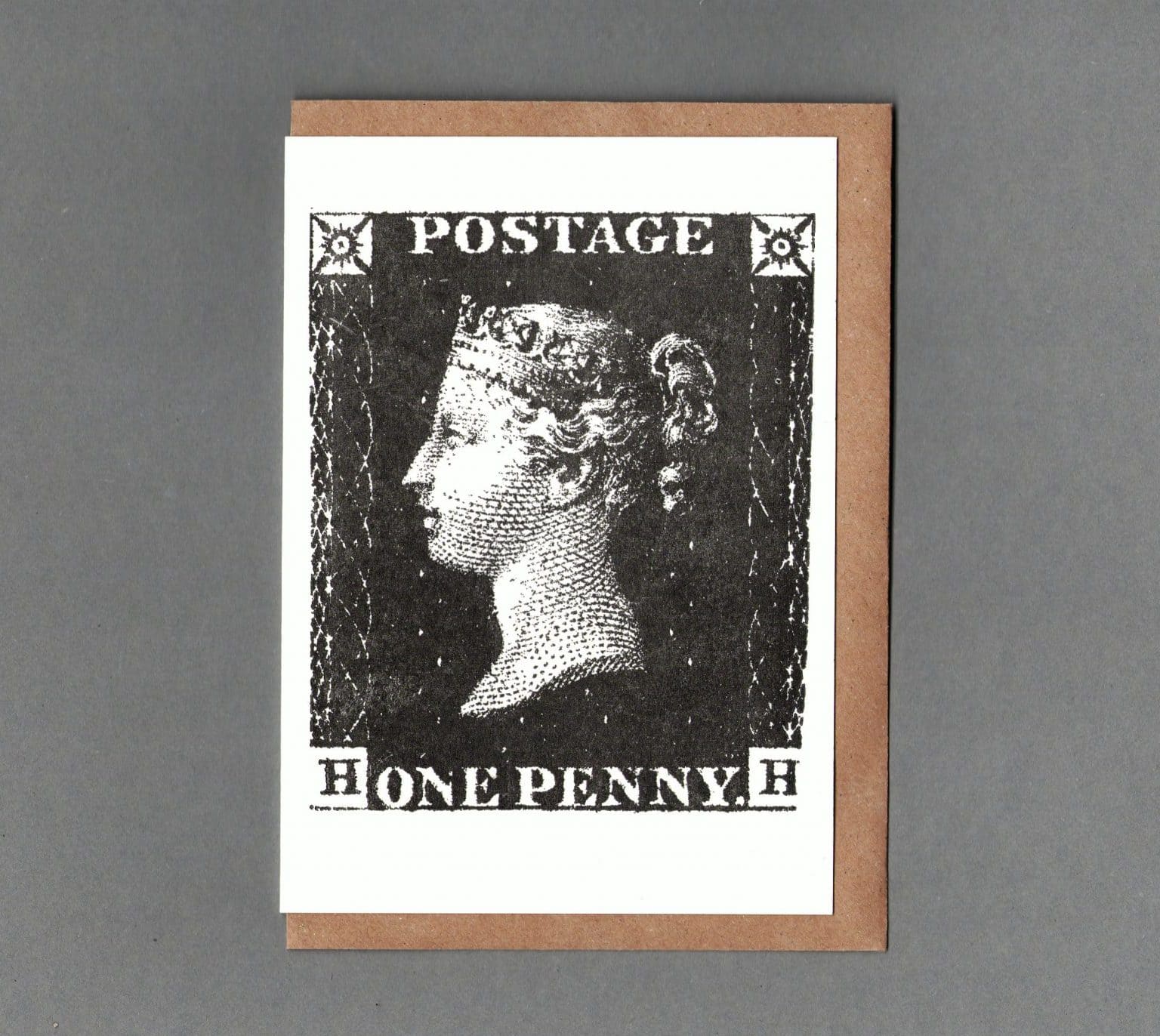 Penny Black - Letterpress Karte mit Umschlag