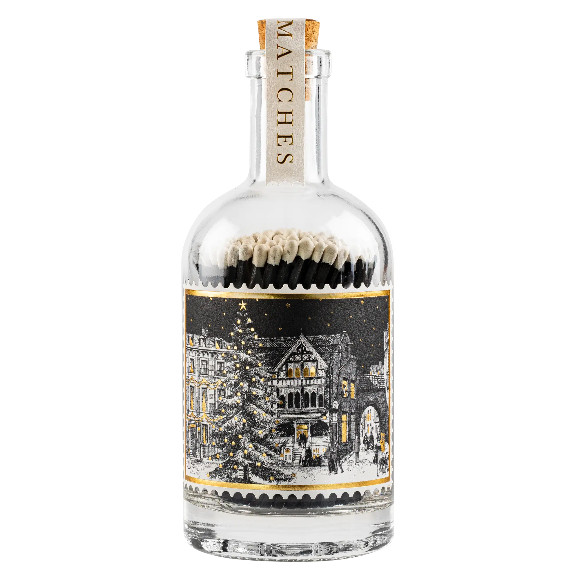 Streichhölzer "Starry Night" im Glas - Streichholzflasche von Archivist
