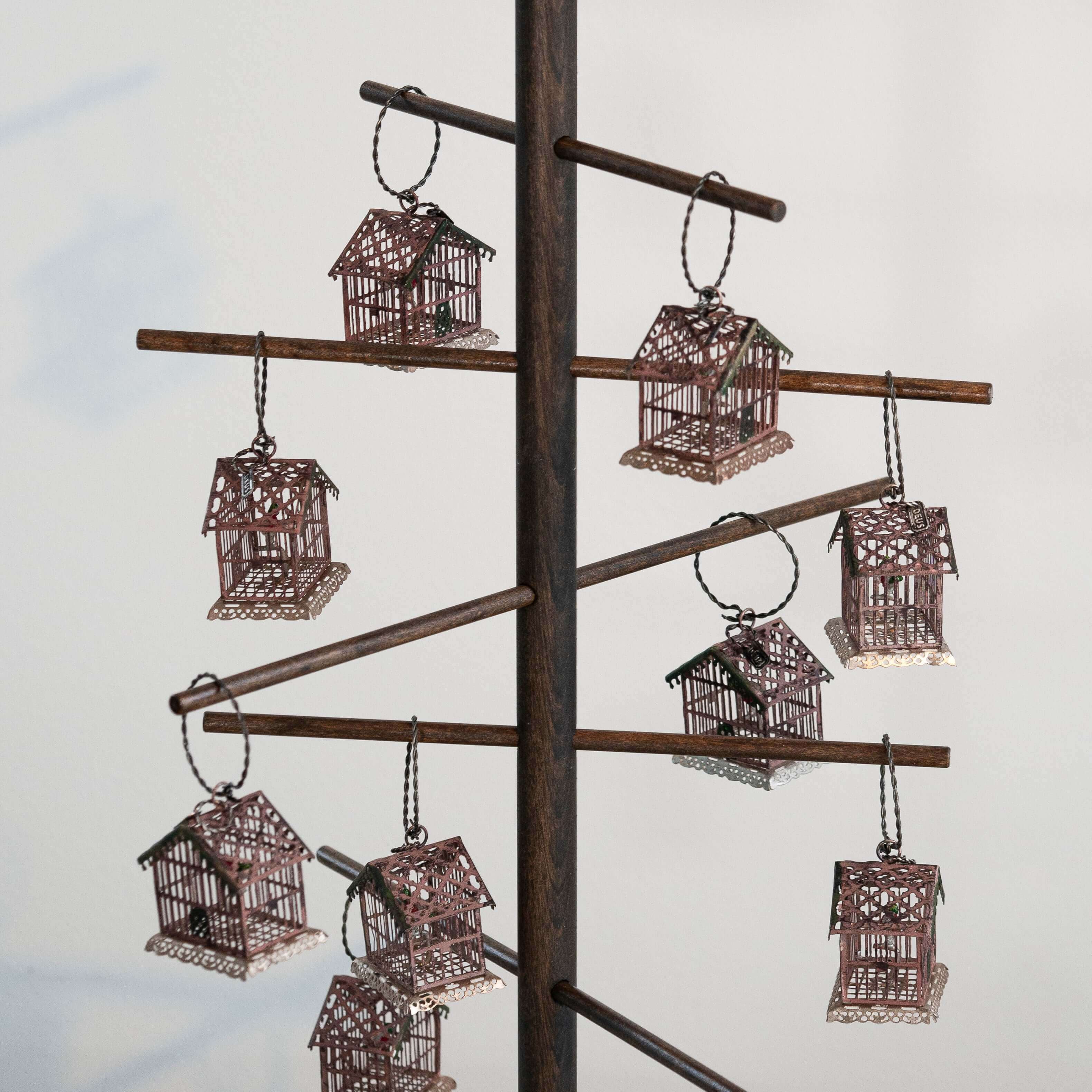 Vogelkäfig-Ornament aus Metall - Deus Living Copenhagen