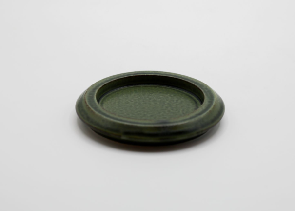 Porzellan Schale - Seto Yaki Round Oribe Green - HIBI